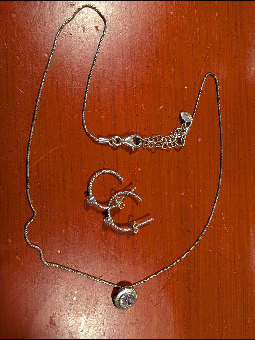Silpada Sterling Cubic Zirconia Set